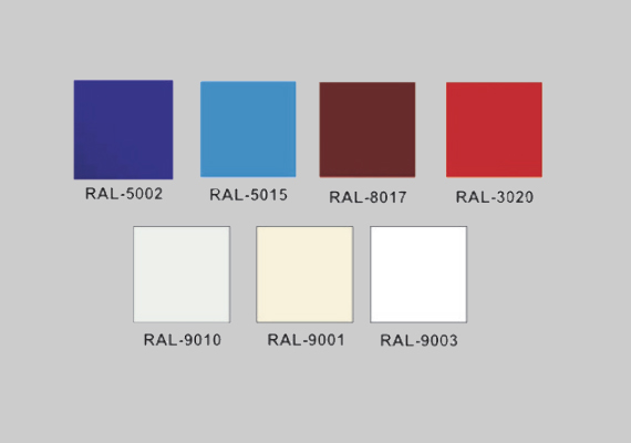 Powder Coating Colours / Shades